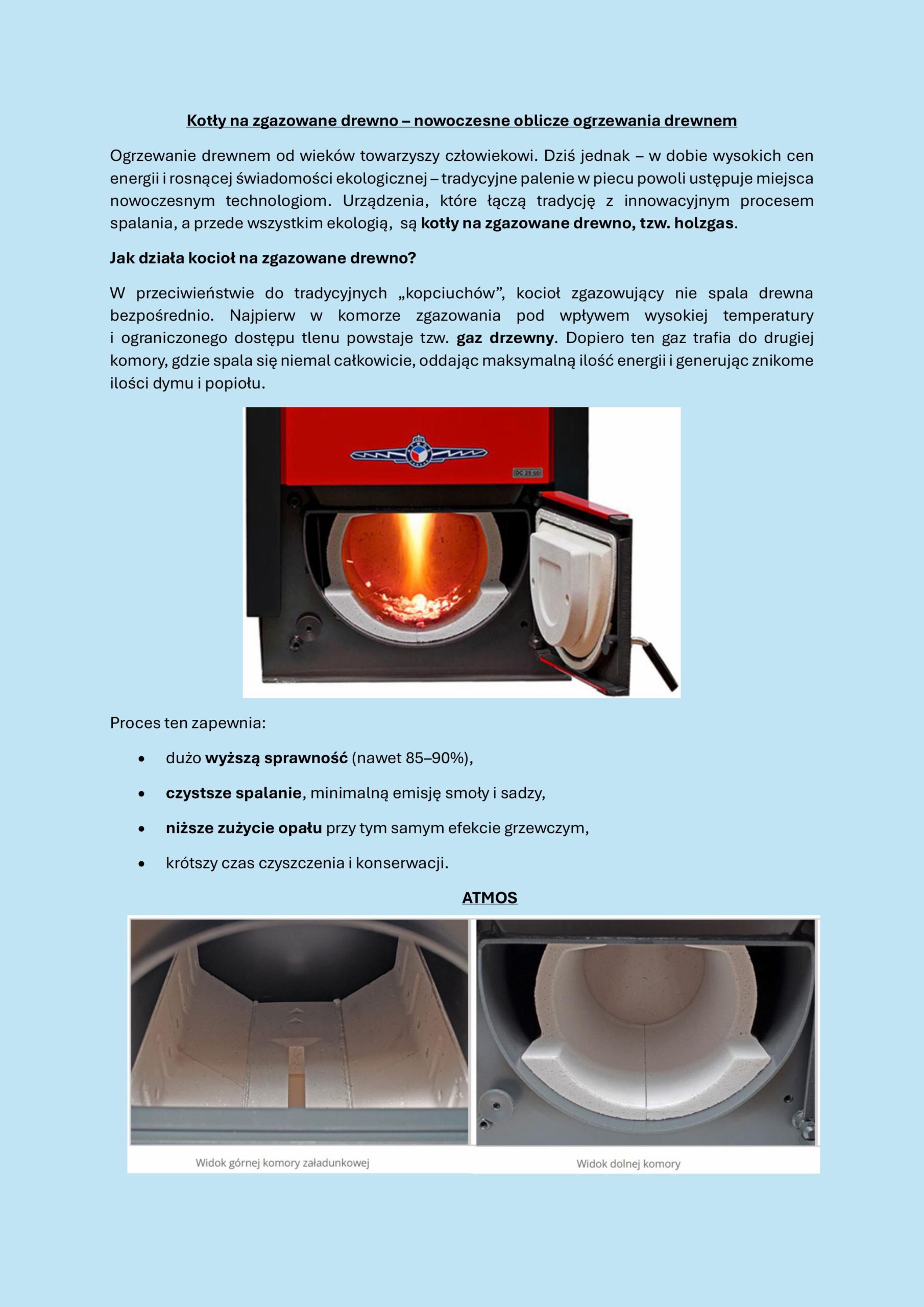 holzgas, zgazowanie drewna